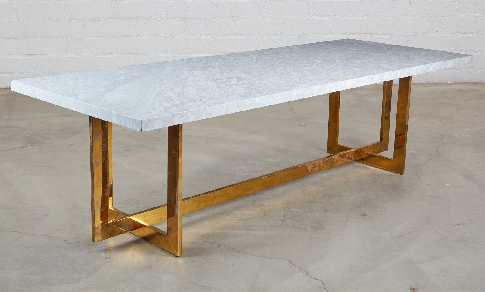RESTORATION HARDWARE MARBLE & BRASS