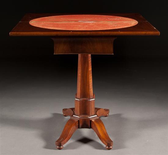 Restoration style carved mahogany
