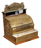 RESTORED BRASS #333 CASH REGIS