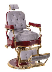 RESTORED KOKEN BARBER CHAIR<br