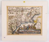 RESTRIKE ANTIQUE MAP "NOVI BEL