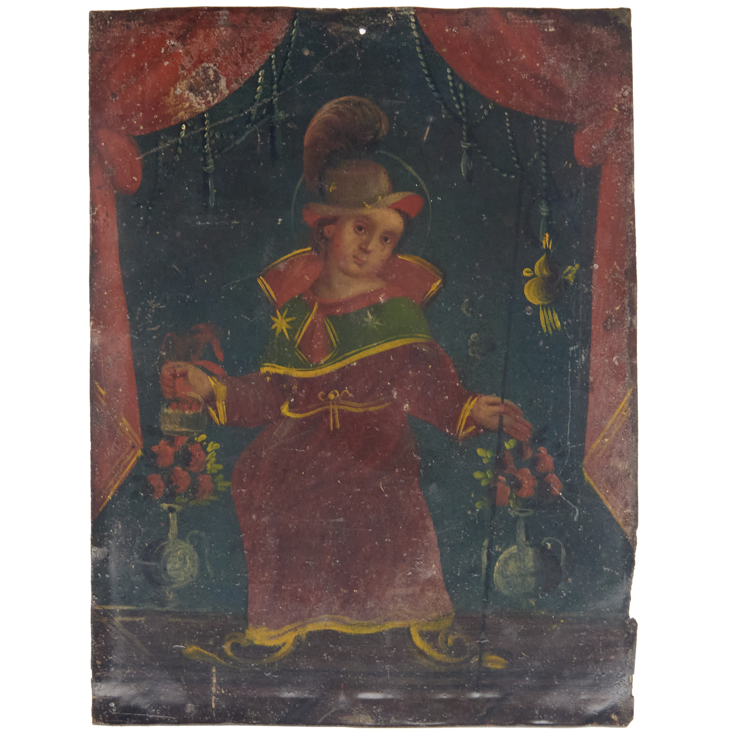 RETABLO, SANTO NINO DE ATOCHA, 19TH