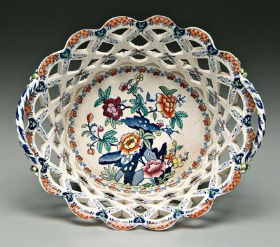 Reticulated ceramic bowl,