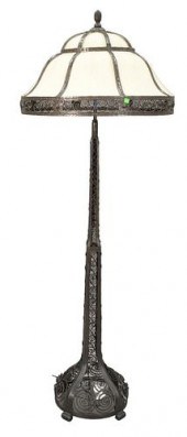 RETICULATED IRON FLOOR LAMP, H