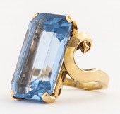 RETRO 14K YELLOW GOLD SYNTHETI