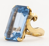 RETRO 14K YELLOW GOLD SYNTHETI