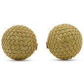 RETRO 18K GOLD CUFFLINKSDESCRI