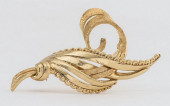 RETRO 1940S 14K YELLOW GOLD LE
