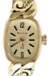 RETRO LADY'S BULOVA 14KT GOLD