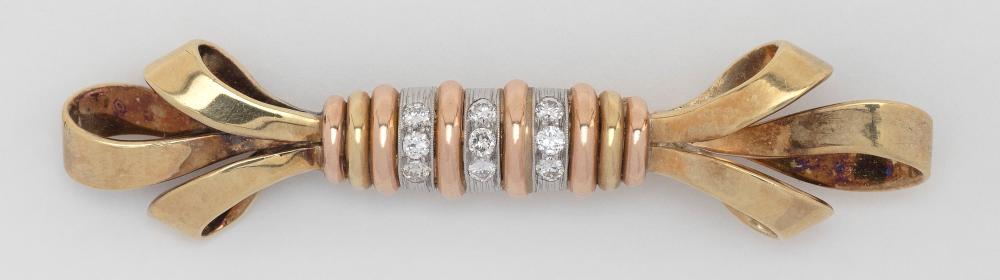 RETRO TRICOLOR GOLD AND DIAMOND
