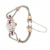 RETRO WHITE GOLD, RUBY, AND DI