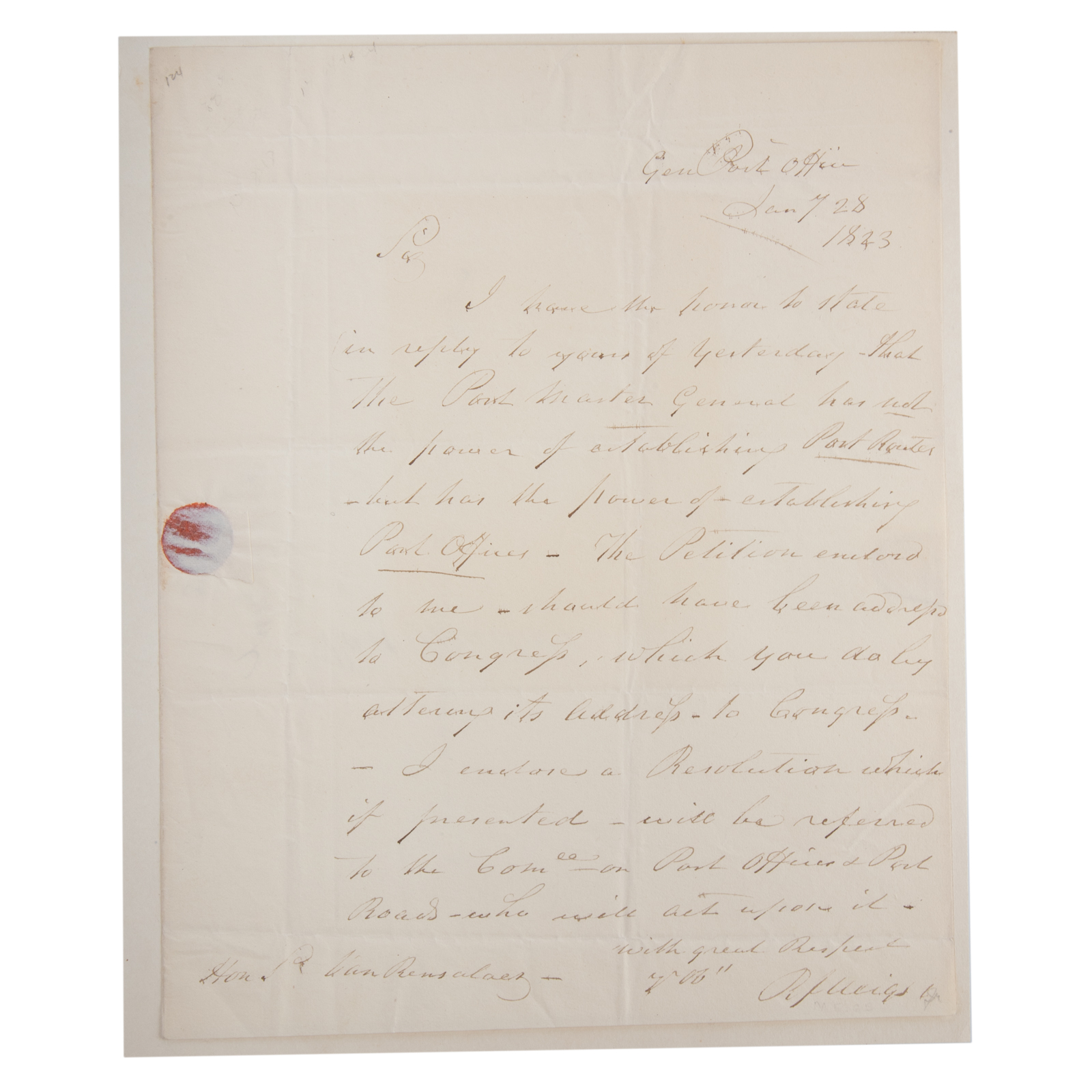 RETURN J. MEIGS, ALS AS