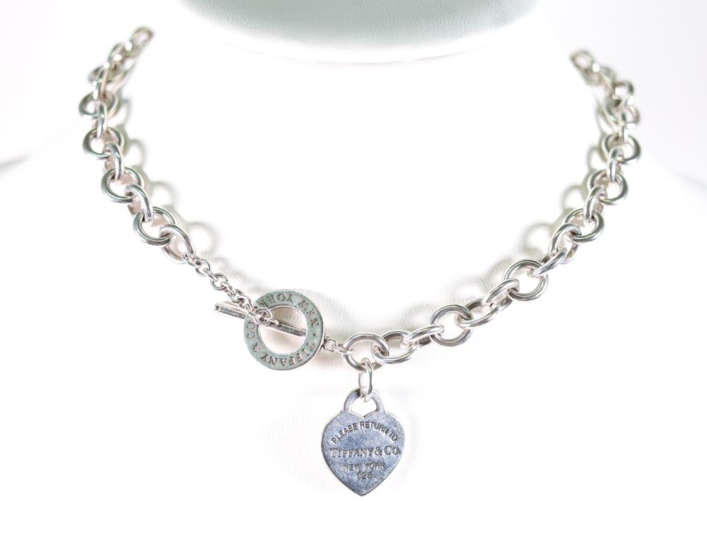 RETURN TO TIFFANY STERLING HEART