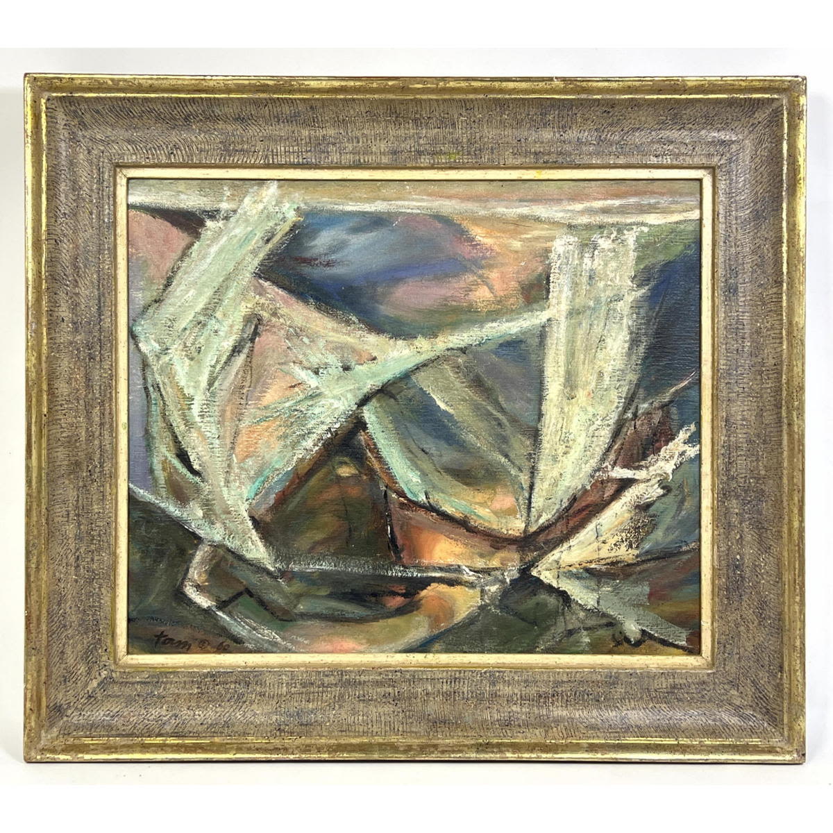 Reuben Tam Modernist Painting.