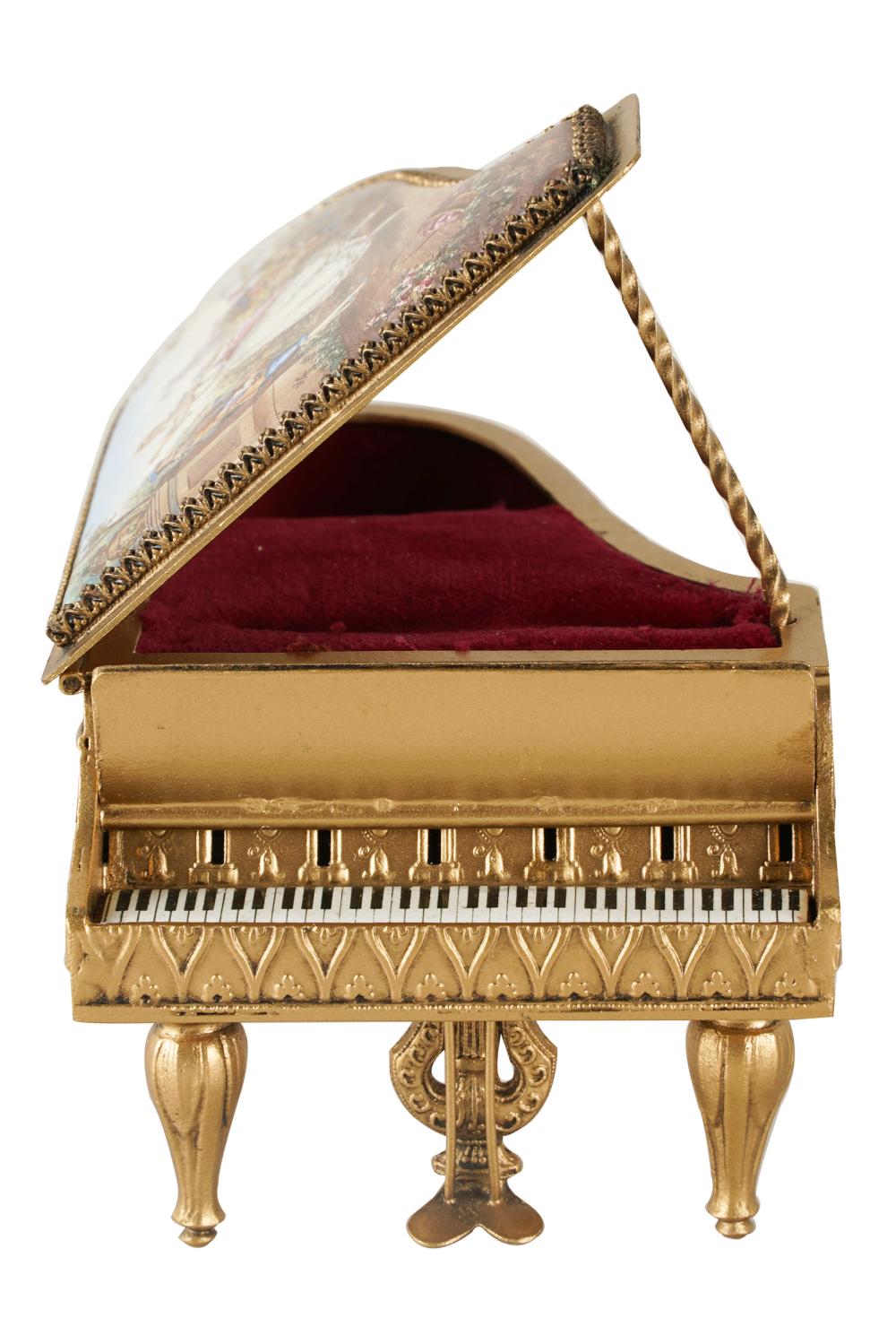 REUGE ENAMEL & GILT METAL