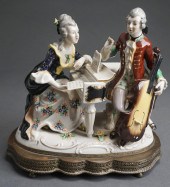 REUGE SWISS FIGURAL PORCELAIN