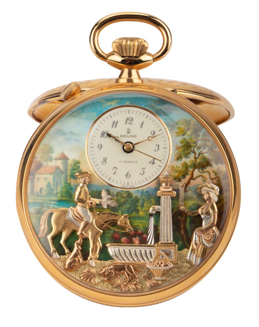 REUGE SWISS MUSICAL CLOCKthe dial