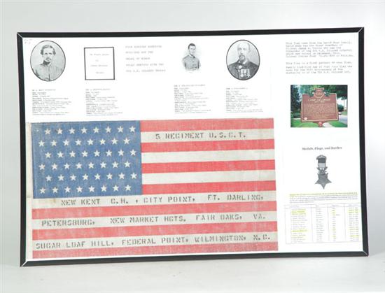 REUNION FLAG FROM 5TH REGIMENT