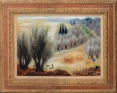 REUVEN RUBIN "IN GALILEE" OIL