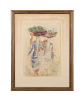 REUVEN RUBIN, TWO WOMEN ON MAR