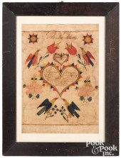 REVEREND HENRY YOUNG FRAKTUR B