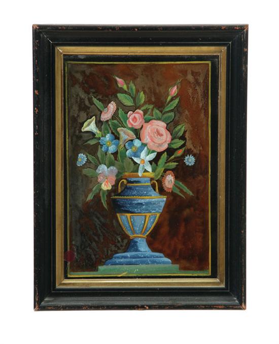 REVERSE GLASS PAINTING. 