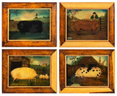 REVERSE GLASS PAINTINGS OF PRI