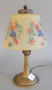 REVERSE PAINTED BOUDOIR LAMP S