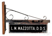 REVERSE PAINTED GLASS DENTIST