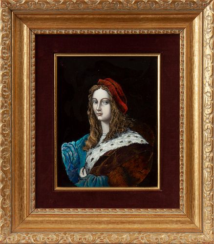 REVERSE-PAINTED GLASS