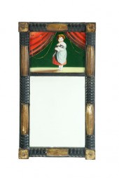 REVERSE PAINTED MIRROR.  Possi