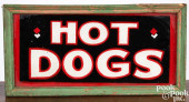 REVERSE PAINTED ON GLASS HOT D