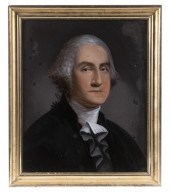 REVERSE PAINTED PORTRAIT OF GE