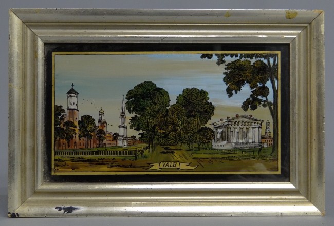 Reverse painted tablet Yale