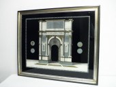 Reverse painting on glass afte