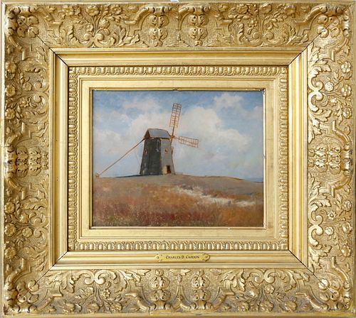 REVERSE PAINTING ON GLASS "OLD CAPE