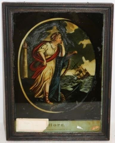 REVERSE PAINTING ON GLASS TITLED