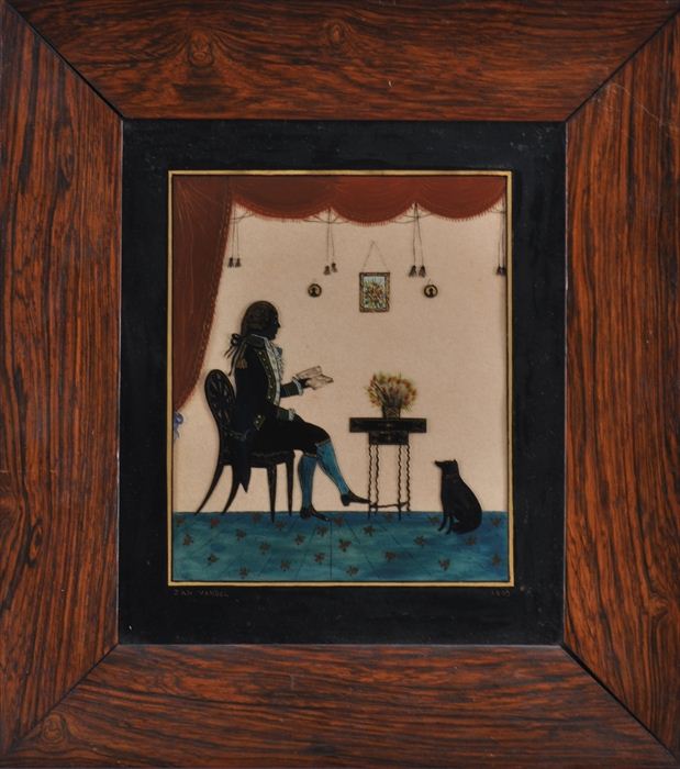 REVERSE SILHOUETTE PAINTING ON