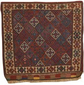 REVERSE SOUMAC BAG, PERSIA, CA