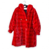 REVILLON RED SHEARED SHORT MIN