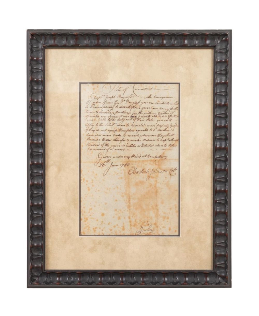REVOLUTIONARY WAR BROADSIDE W/