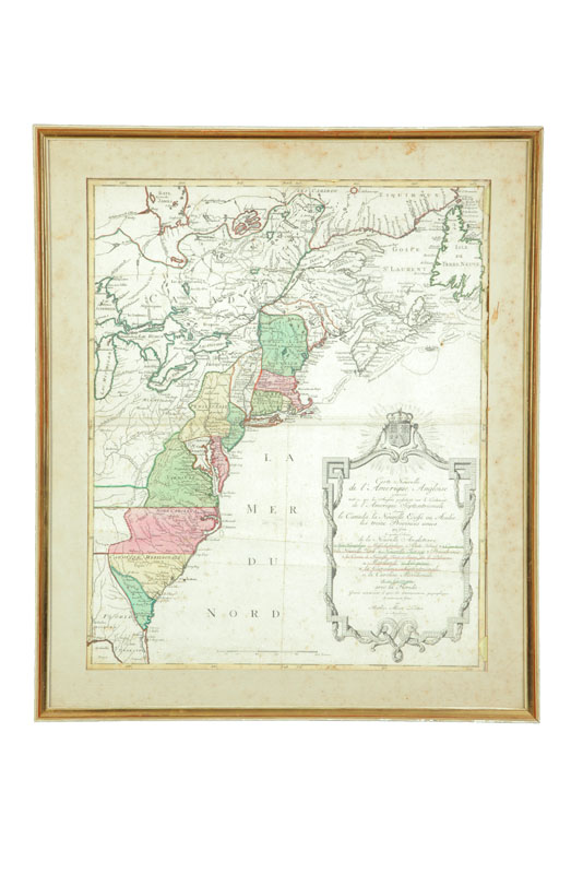 REVOLUTIONARY WAR-ERA MAP OF