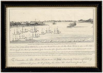 Revolutionary War map of