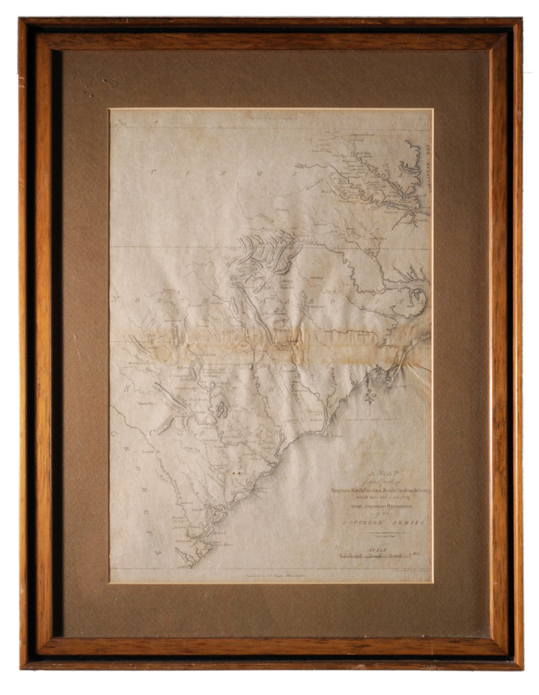 Revolutionary War Map of the