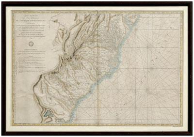 Revolutionary War map of the