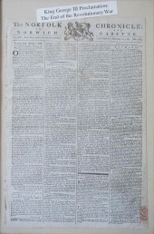 REVOLUTIONARY WAR NEWSPAPER, T