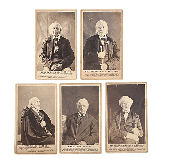 Revolutionary War Veterans CDVs Lot