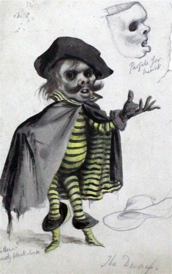 Rex Whistler (1905-1944) pencil and