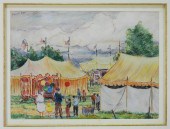 REYNOLDS BEAL CIRCUS SCENE ILL