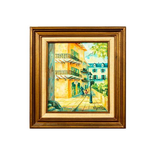 REYNOLD'S SIGNED OIL PAINTING ON
